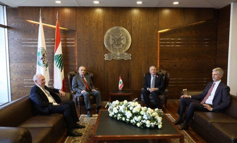 منسى يدعو إلى ضغط دولي على إسرائيل لتطبيق القرار 1701 وتمكين الجيش من استكمال خطته الأمنية