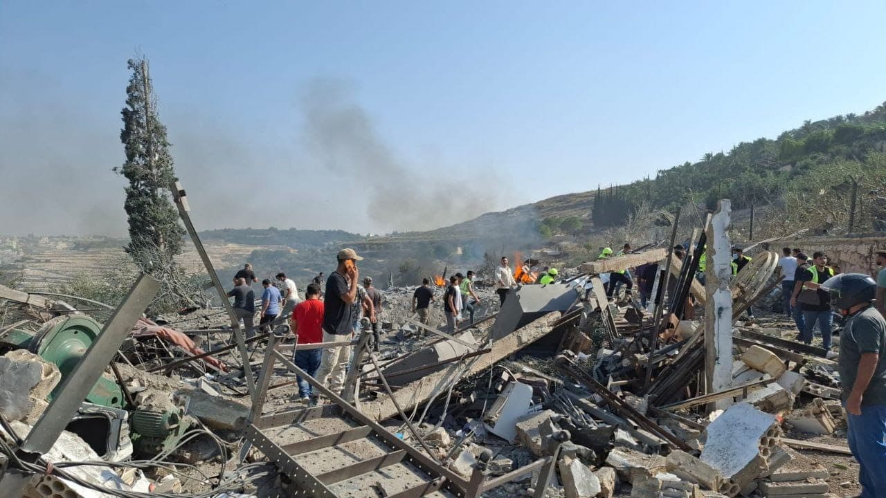 إصابات وأضرار جراء غارات إسرائيلية على بلدات في قضاء صور