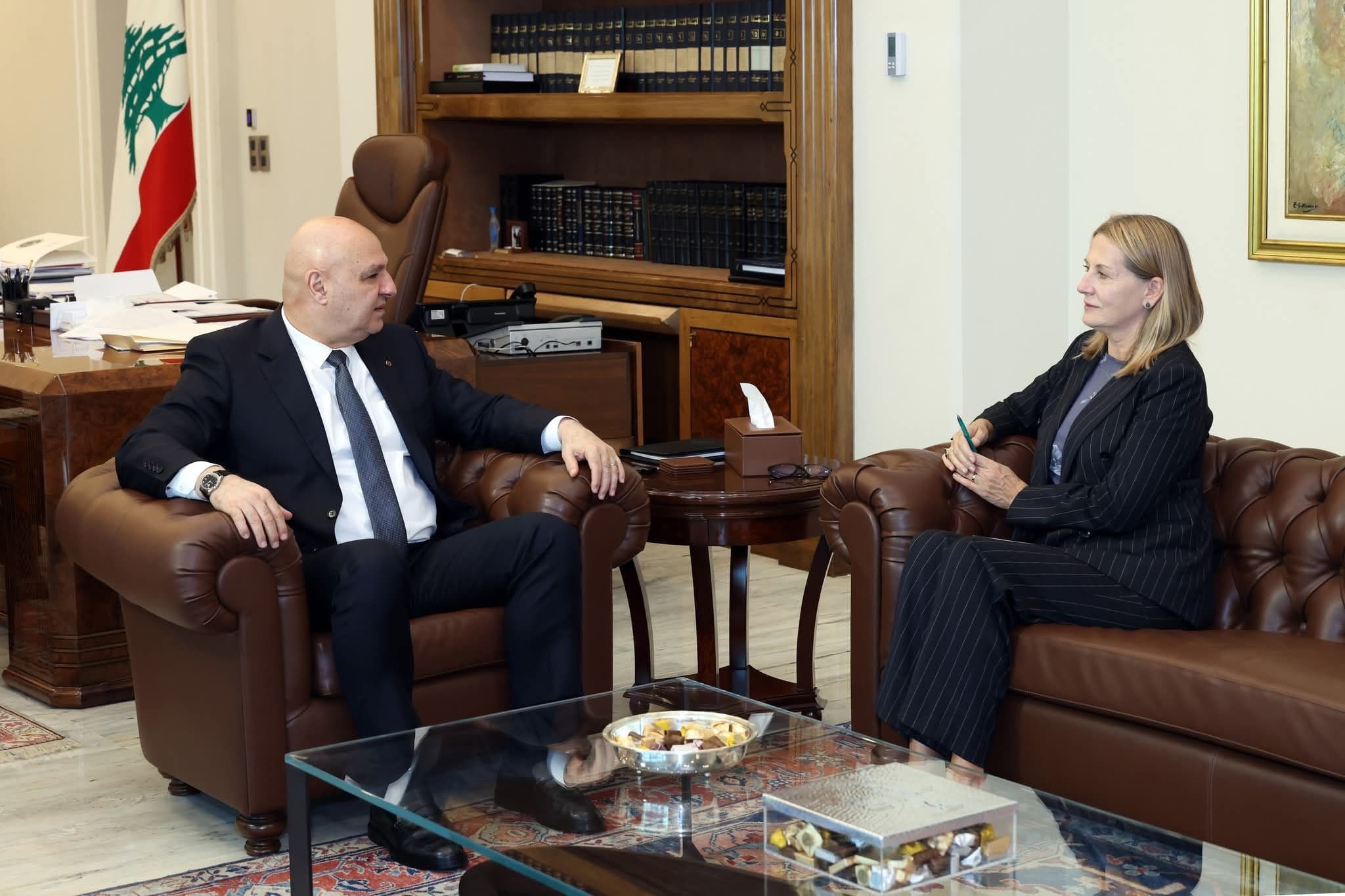 بحث في التطورات والعلاقات الثنائية بين الرئيس جوزاف عون وسفيرة النروج