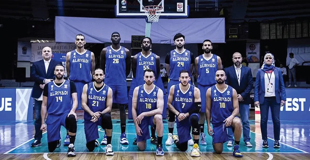 الرياضي يتألق ويهزم هوبس بفارق 24 نقطة في ختام الجولة الرابعة لبطولة لبنان